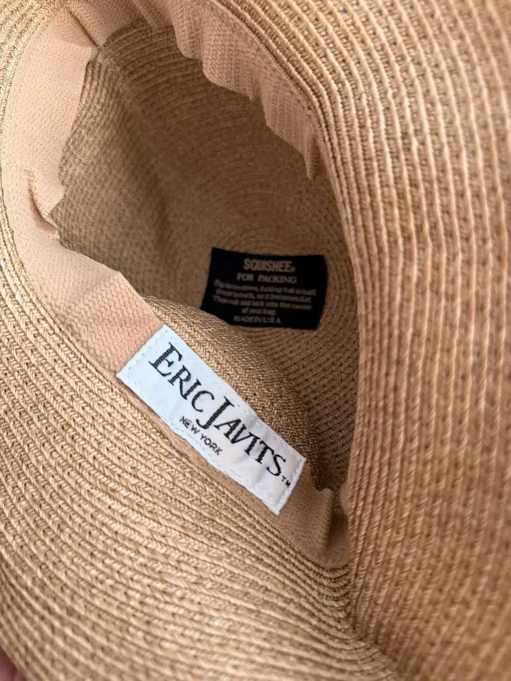 Eric Javits Squishee Packable Wide Brim Sun Hat - Picture 5 of 7